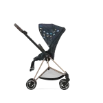 Parte Sport Carucior MIOS Jewels of Nature | Dark Blue + Cadru Carucior pentru Copii Mios Chrome Black Cybex Platinum - imagine 3