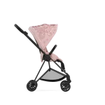 Carucior Sport Mios: Parte Sport Carucior MIOS SIMPLY FLOWERS PINK | light pink + Cadru Carucior pentru Copii Mios Chrome Black Cybex Platinum - imagine 10