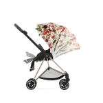 Carucior 3 in 1 Landou MIOS Lux Spring Blossom Light | light beige + Cadru Carucior pentru Copii Mios Chrome Black + Scoica Auto CLOUD T I-SIZE Spring Blossom Light | light beige + Parte Sport Carucior MIOS Spring Blossom Light | light beige Cybex Fashion - imagine 22