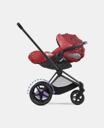 Carucior 3 in 1 Landou PRIAM Lux Rosenrot Red | dark red + Cadru Carucior pentru Copii Priam Rosegold + Scoica Auto CLOUD T I-SIZE + Parte Sport Carucior PRIAM Rosenrot Red | dark red Cybex Fashion - imagine 4