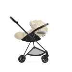 Carucior 2 in 1 Parte Sport Carucior MIOS SIMPLY FLOWERS BEIGE | mid beige + Cadru Carucior pentru Copii Mios Chrome Black + Scoica Auto CLOUD T I-SIZE SIMPLY FLOWERS BEIGE | mid beige Cybex Platinum - imagine 3