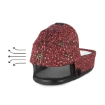 Landou MIOS Lux Rosenrot Red | dark red + Cadru Carucior pentru Copii Mios Chrome Black Cybex Platinum - imagine 5