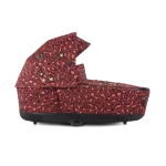 Landou PRIAM Lux Rosenrot Red | dark red + Cadru Carucior pentru Copii Priam Rosegold Cybex Platinum - imagine 6