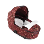 Landou MIOS Lux Rosenrot Red | dark red + Cadru Carucior pentru Copii Mios Chrome Black Cybex Platinum - imagine 2