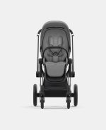 Carucior Sport Priam: Cadru Carucior pentru Copii Priam Chrome Black + Parte Sport Carucior Priam Mirage Grey Cybex Platinum - imagine 5