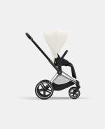 Carucior Sport Priam: Cadru Carucior pentru Copii Priam Chrome Black + Parte Sport Carucior Priam Off White Cybex Platinum - imagine 2