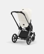 Carucior Sport Priam: Cadru Carucior pentru Copii Priam Chrome Black + Parte Sport Carucior Priam Off White Cybex Platinum - imagine 6