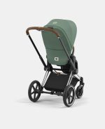 Carucior Sport Priam: Cadru Carucior pentru Copii Priam Chrome Brown + Parte Sport Carucior Priam Leaf Green Cybex Platinum - imagine 6