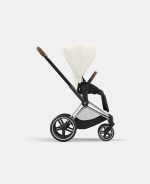 Carucior Sport Priam: Cadru Carucior pentru Copii Priam Chrome Brown + Parte Sport Carucior Priam Off White Cybex Platinum - imagine 2