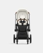 Carucior Sport Priam: Cadru Carucior pentru Copii Priam Chrome Brown + Parte Sport Carucior Priam Off White Cybex Platinum - imagine 5