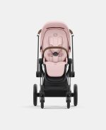 Carucior Sport Priam: Cadru Carucior pentru Copii Priam Chrome Brown + Parte Sport Carucior Priam Peach Pink Cybex Platinum - imagine 5