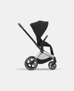 Carucior Sport Priam: Cadru Carucior pentru Copii Priam Chrome Brown + Parte Sport Carucior Priam Sepia Black Cybex Platinum - imagine 2