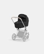 Carucior Nou Nascut Priam: Cadru Carucior pentru Copii Priam Chrome Brown + Landou PRIAM Lux Sepia Black Cybex Platinum - imagine 6
