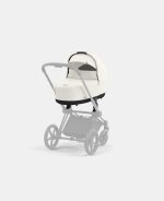 Cadru Carucior pentru Copii Priam Matt Black + Landou PRIAM Lux Off White Cybex Platinum - imagine 6