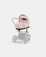 Carucior Nou Nascut Priam: Cadru Carucior pentru Copii Priam Rosegold + Landou PRIAM Lux Peach Pink Cybex Platinum - imagine 6