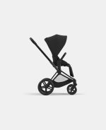 Carucior Sport Priam: Cadru Carucior pentru Copii Priam Matt Black + Parte Sport Carucior Priam Sepia Black Cybex Platinum