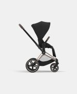 Carucior Sport Priam: Cadru Carucior pentru Copii Priam Rosegold + Parte Sport Carucior Priam Sepia Black Cybex Platinum - imagine 2