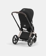 Carucior Sport Priam: Cadru Carucior pentru Copii Priam Rosegold + Parte Sport Carucior Priam Sepia Black Cybex Platinum - imagine 6