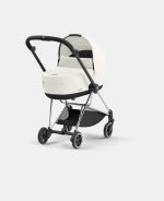 Carucior Nou Nascut Mios: Cadru Carucior pentru Copii Mios Chrome Black + Landou Mios Lux Off White Cybex Platinum - imagine 3
