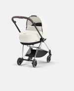 Carucior Nou Nascut Mios: Cadru Carucior pentru Copii Mios Chrome Brown + Landou Mios Lux Off White Cybex Platinum - imagine 2