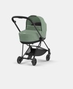 Carucior Nou Nascut Mios: Cadru Carucior pentru Copii Mios Matt Black + Landou Mios Lux Leaf Green Cybex Platinum - imagine 2
