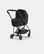 Carucior Nou Nascut Mios: Cadru Carucior pentru Copii Mios Matt Black + Landou Mios Lux Sepia Black Cybex Platinum - imagine 2