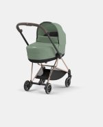 Carucior Nou Nascut Mios: Cadru Carucior pentru Copii Mios Rosegold + Landou Mios Lux Leaf Green Cybex Platinum - imagine 2