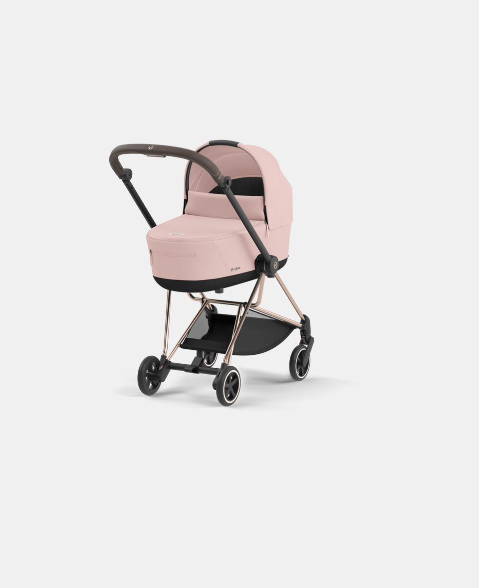 CYB_Mios_Cot_ROGO_PCPI.jpg Carucior Nou Nascut Mios: Cadru Carucior pentru Copii Mios Rosegold + Landou Mios Lux Peach Pink Cybex Platinum - imagine 1