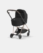 Carucior Nou Nascut Mios: Cadru Carucior pentru Copii Mios Rosegold + Landou Mios Lux Sepia Black Cybex Platinum - imagine 2
