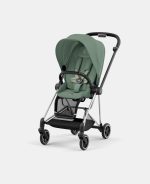 Carucior Sport Mios: Cadru Carucior pentru Copii Mios Chrome Black + Parte Sport Carucior MIOS Leaf Green Cybex Platinum - imagine 2