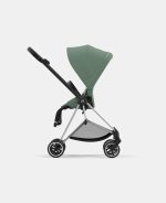 Carucior Sport Mios: Cadru Carucior pentru Copii Mios Chrome Black + Parte Sport Carucior MIOS Leaf Green Cybex Platinum - imagine 3