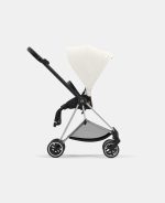 Carucior Sport Mios: Cadru Carucior pentru Copii Mios Chrome Black + Parte Sport Carucior MIOS Off White Cybex Platinum - imagine 3