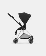 Carucior Sport Mios: Cadru Carucior pentru Copii Mios Chrome Black + Parte Sport Carucior MIOS Sepia Black Cybex Platinum - imagine 3