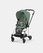 Carucior Sport Mios: Cadru Carucior pentru Copii Mios Chrome Brown + Parte Sport Carucior MIOS Leaf Green Cybex Platinum - imagine 2