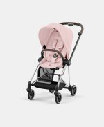 Carucior Sport Mios: Cadru Carucior pentru Copii Mios Chrome Brown + Parte Sport Carucior MIOS Peach Pink Cybex Platinum - imagine 2