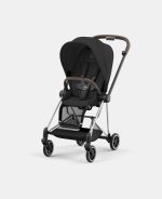 Carucior Sport Mios: Cadru Carucior pentru Copii Mios Chrome Brown + Parte Sport Carucior MIOS Sepia Black Cybex Platinum - imagine 2