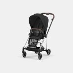 Carucior Sport Mios: Cadru Carucior pentru Copii Mios Chrome Brown + Parte Sport Carucior MIOS Sepia Black Cybex Platinum