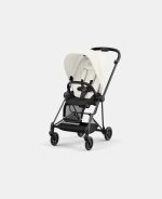 Carucior Sport Mios: Cadru Carucior pentru Copii Mios Matt Black + Parte Sport Carucior MIOS Off White Cybex Platinum