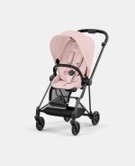 Carucior Sport Mios: Cadru Carucior pentru Copii Mios Matt Black + Parte Sport Carucior MIOS Peach Pink Cybex Platinum - imagine 2