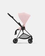 Carucior Sport Mios: Cadru Carucior pentru Copii Mios Matt Black + Parte Sport Carucior MIOS Peach Pink Cybex Platinum - imagine 3