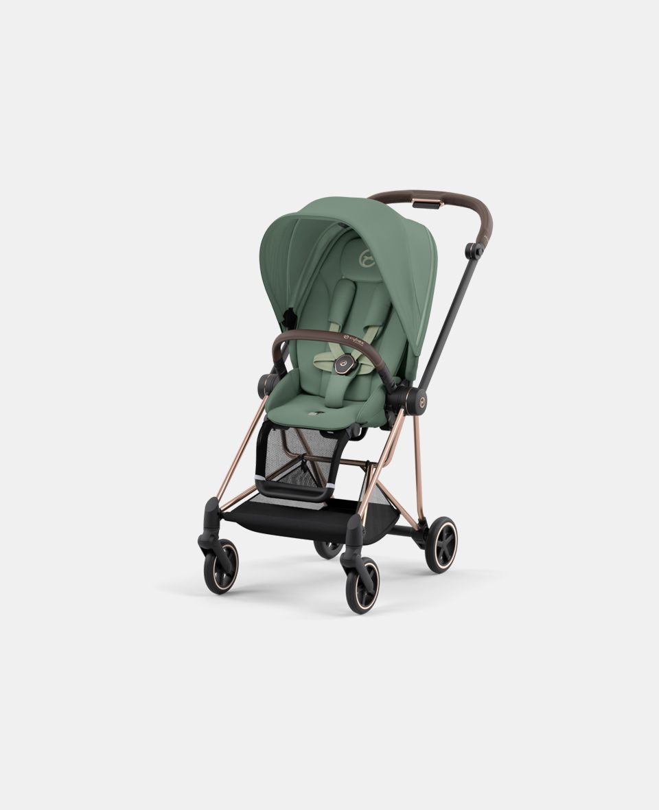CYB_Mios_Seat_ROGO_LEGR.jpg Carucior Sport Mios: Cadru Carucior pentru Copii Mios Rosegold + Parte Sport Carucior MIOS Leaf Green Cybex Platinum - imagine 1