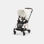 Carucior Sport Mios: Cadru Carucior pentru Copii Mios Rosegold + Parte Sport Carucior MIOS Off White Cybex Platinum