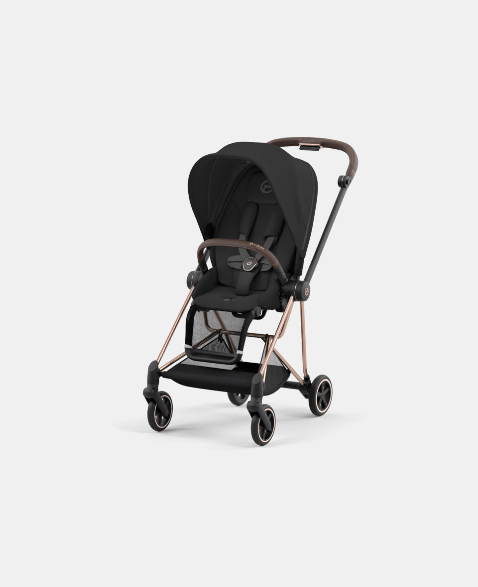 CYB_Mios_Seat_ROGO_SEBL.jpg Carucior Sport Mios: Cadru Carucior pentru Copii Mios Rosegold + Parte Sport Carucior MIOS Sepia Black Cybex Platinum - imagine 1