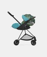 Carucior 2 in 1 Landou MIOS Lux WE THE BEST BLUE | mid turquoise + Cadru Carucior pentru Copii Mios Chrome Black + Scoica Auto CLOUD T I-SIZE WE THE BEST BLUE | mid turquoise Cybex Platinum - imagine 3