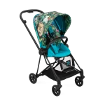 Parte Sport Carucior MIOS WE THE BEST BLUE | mid turquoise + Cadru Carucior pentru Copii Mios Chrome Black Cybex Platinum - imagine 4