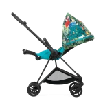 Parte Sport Carucior MIOS WE THE BEST BLUE | mid turquoise + Cadru Carucior pentru Copii Mios Chrome Black Cybex Platinum - imagine 11