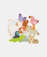 Le Toy Van jucărie de stivuit animale din junglă - imagine 3