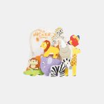 Le Toy Van jucărie din lemn pentru stivuit animale din junglă