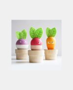 Le Toy Van jucărie din lemn pentru stivuit legume în ghiveci - imagine 4