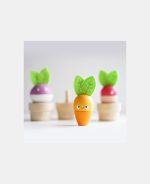 Le Toy Van jucărie din lemn pentru stivuit legume în ghiveci - imagine 5